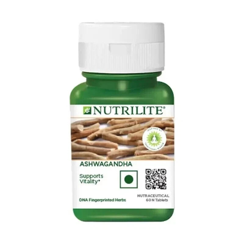 2 x Amway Nutrilite Ashwagandha 120 Tabs Exp May 2027 Pure Herbal Fast Ship