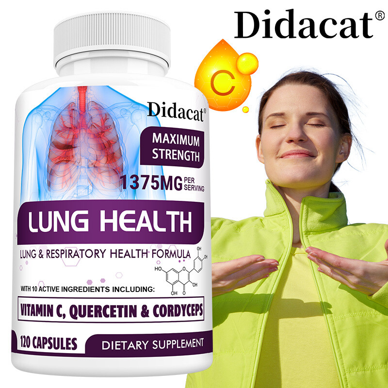 Lung Health – Lung Cleanse & Detox, Respiratory Health – Quercetin, Bromelain
