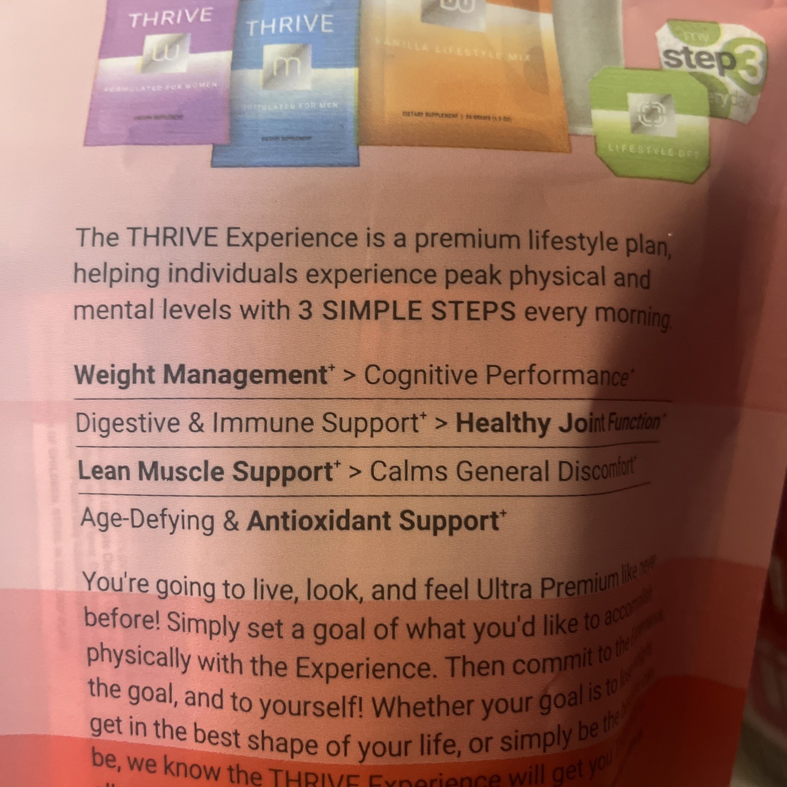 THRIVE Cran+ Cranberry Supplement Powder Drink Mix, 30 Packets ship from USA