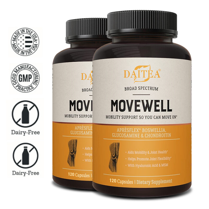 Glucosamine Chondroitin w/ MSM Hyaluronic Acid MoveWell Joint Health Supplement