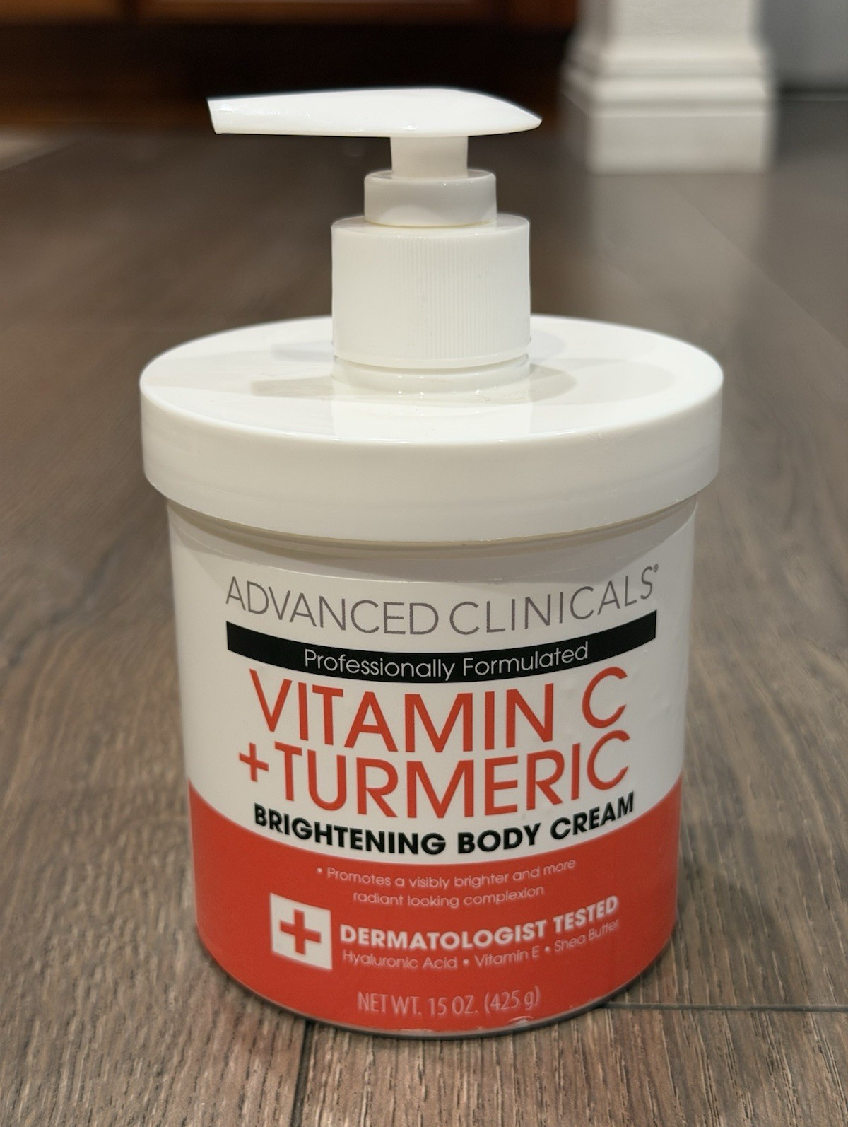 Vitamin C Turmeric Cream 15oz Anti Aging Moisturizer for Face and Body