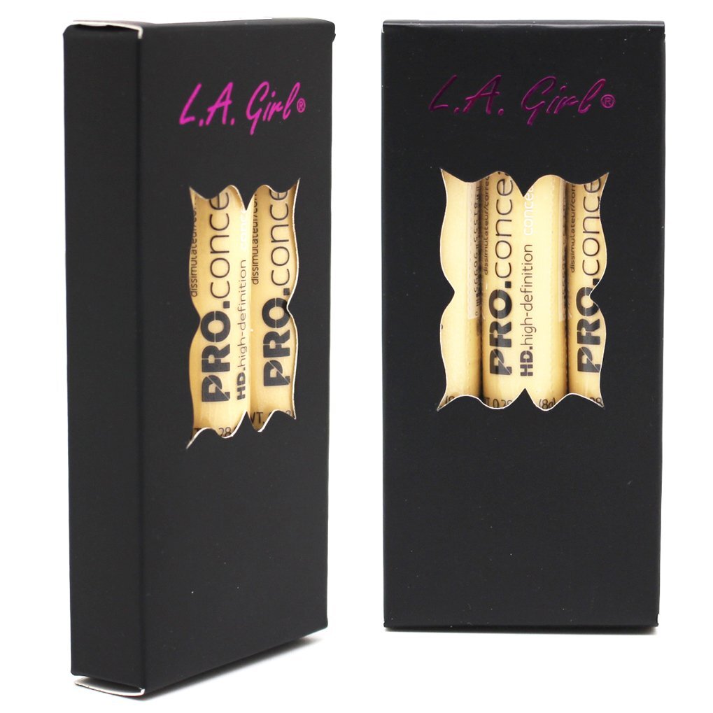 LA Girl Pro Concealer HD – Yellow Corrector – 6 Pack