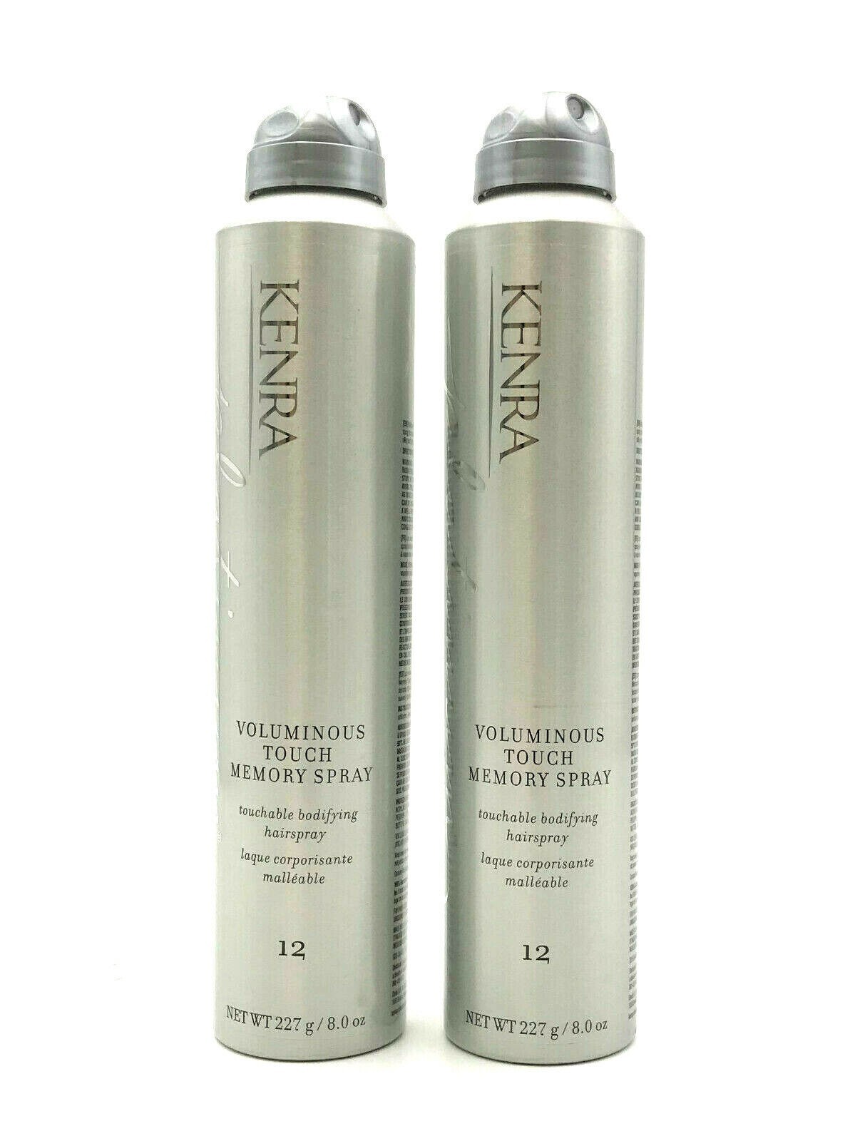 Pack of 2) Kenra Platinum Voluminous Touch Memory No.12 Spray 8 fl.oz ☆