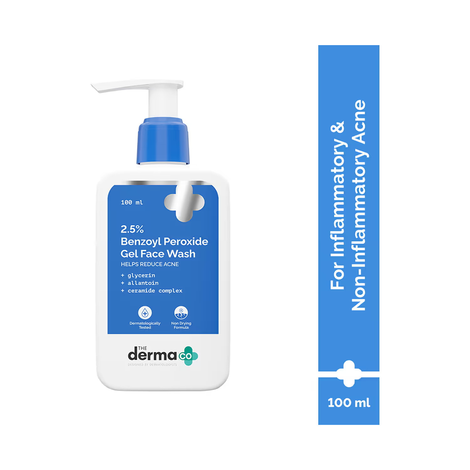 The Derma Co. 2.5% Benzoyl Peroxide Gel Face Wash (100 ml)