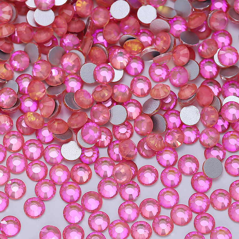 1440pcs Phantom opal Flat Back Rhinestone Glass Diamond DIY Crafts Nail Art Gems