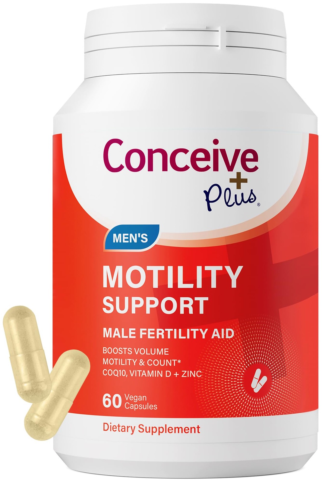 CONCEIVE PLUS Motility Support for Men | Boost Sperm Volume & Count |