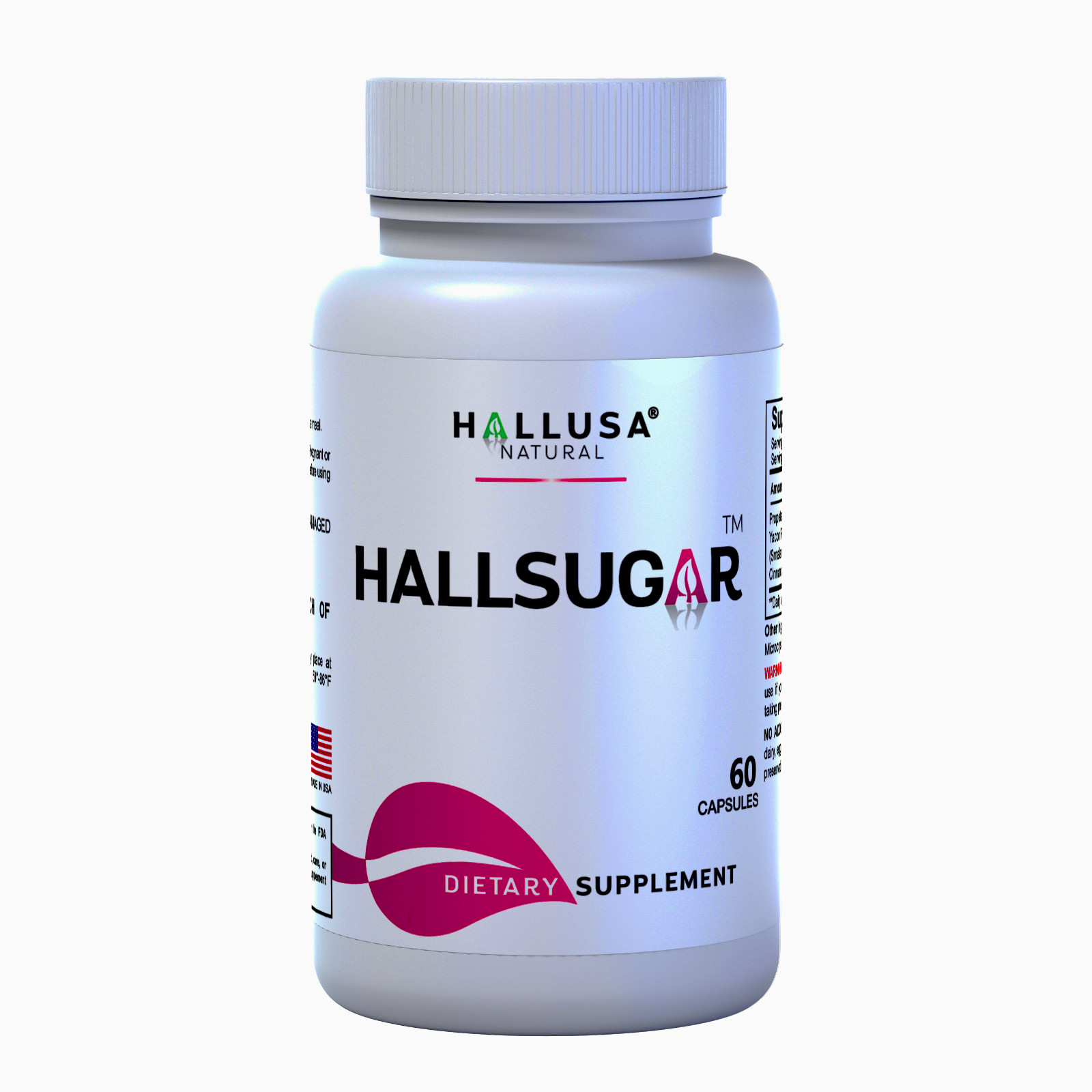 HallSugar – Cinnamon Supplements – Yucan Root – Blood Sugar Support – 60 Caps