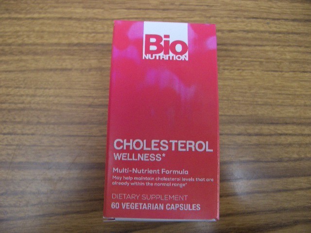 Bio Nutrition Cholesterol Wellness Multi Nutrient Formula 60 Veg Caps Exp 7/28