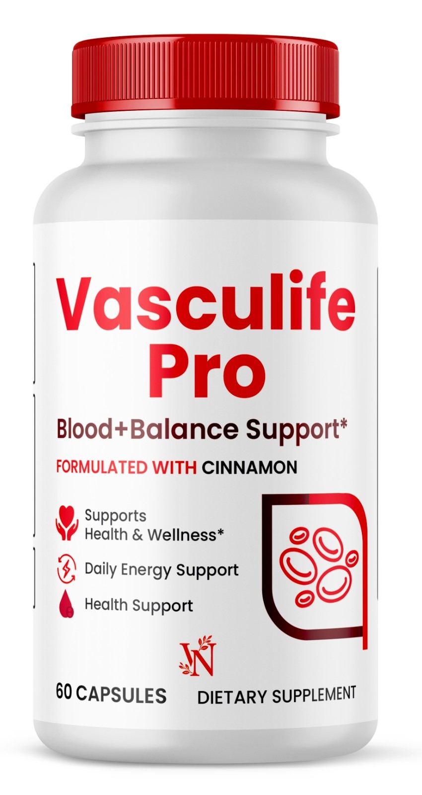 Vasculife Blood Balance, Vasculife Advanced Blood Health & Energy (60 Capsules)