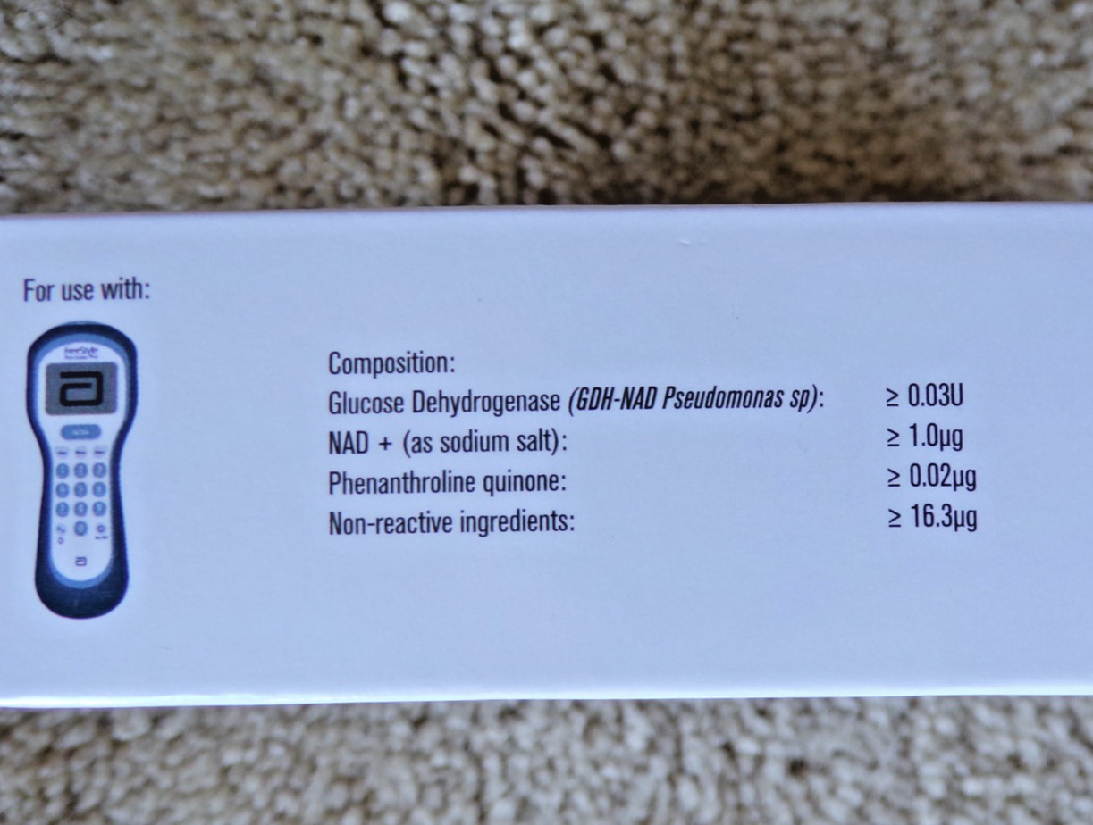 Abbott FreeStyle Precision Pro – 100 Test Strips Exp 02/28/2027 @h7
