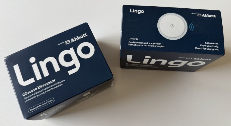 2 Lingo Continuous Glucose Biosensor Monitor (CGM) – SEALED EXP 08/2026