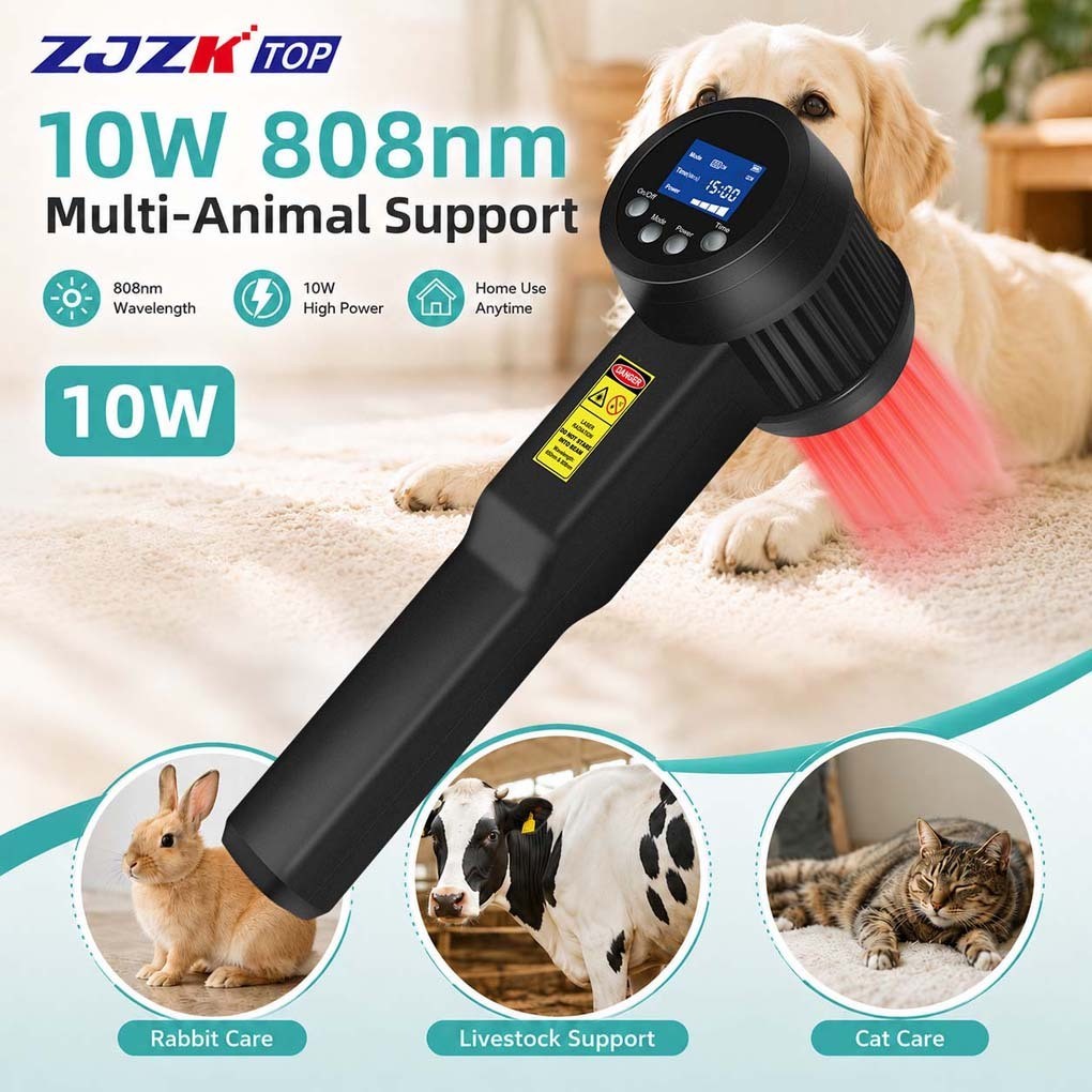 10W 808nm Infrared Laser Therapy Device 25Diode for Body Care Mobility Human Pet