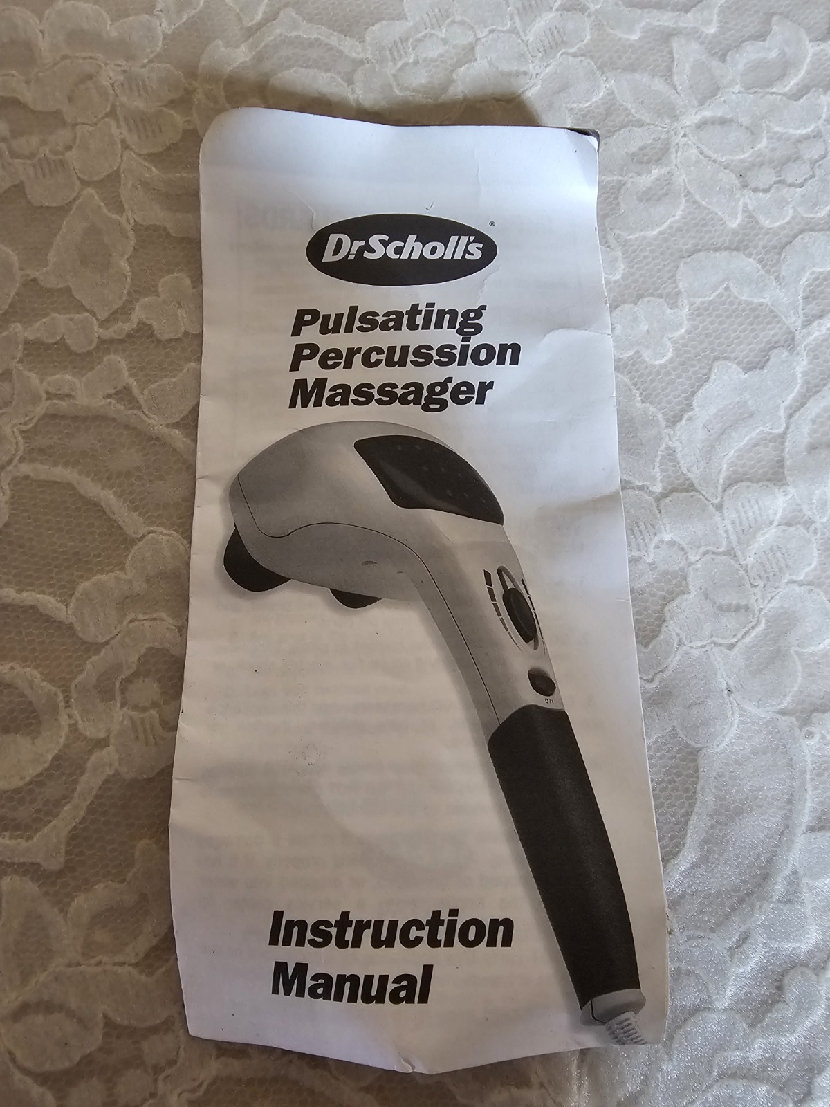 Dr Scholls Pulsating Percussion Massager Variable Speed DR7590 Massage Relief
