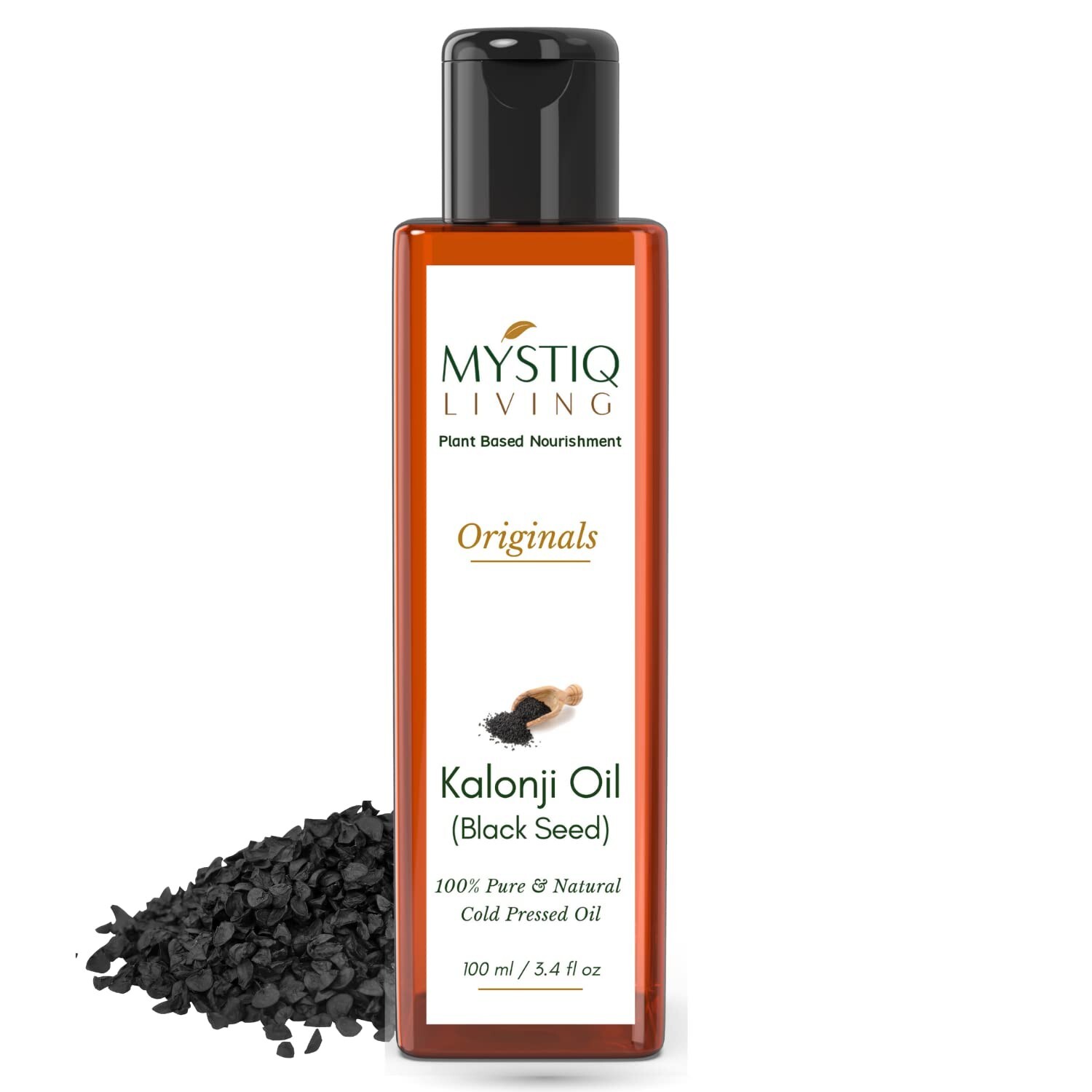 Mystiq Living Cold Pressed Kalonji Oil | Black Seed Oil 100ML