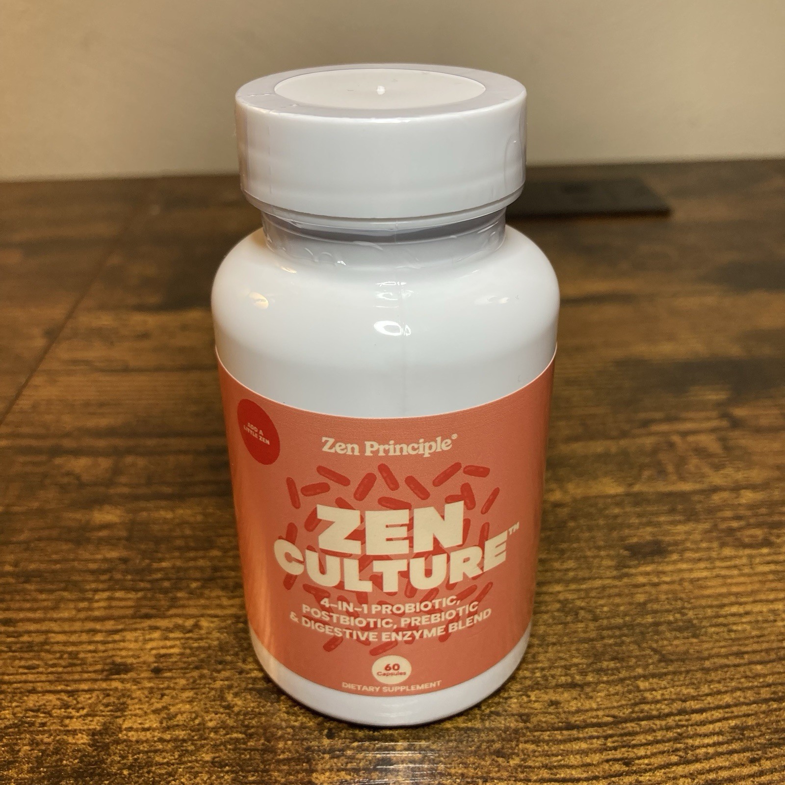 Zen Principle Zen Culture 4-in-1 Prebiotic, Probiotic & Postbiotic Supplement