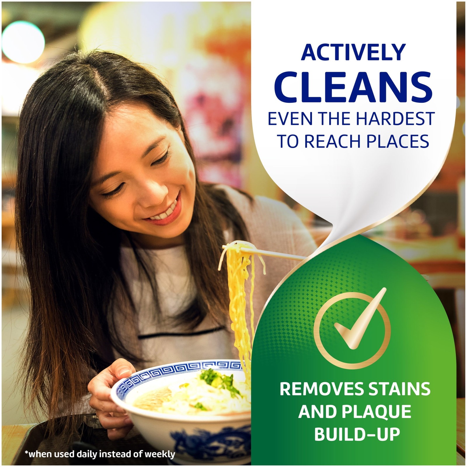(2 pack) Polident Smokers Antibacterial Dental Appliance Cleanser Tablets, 90 Ct