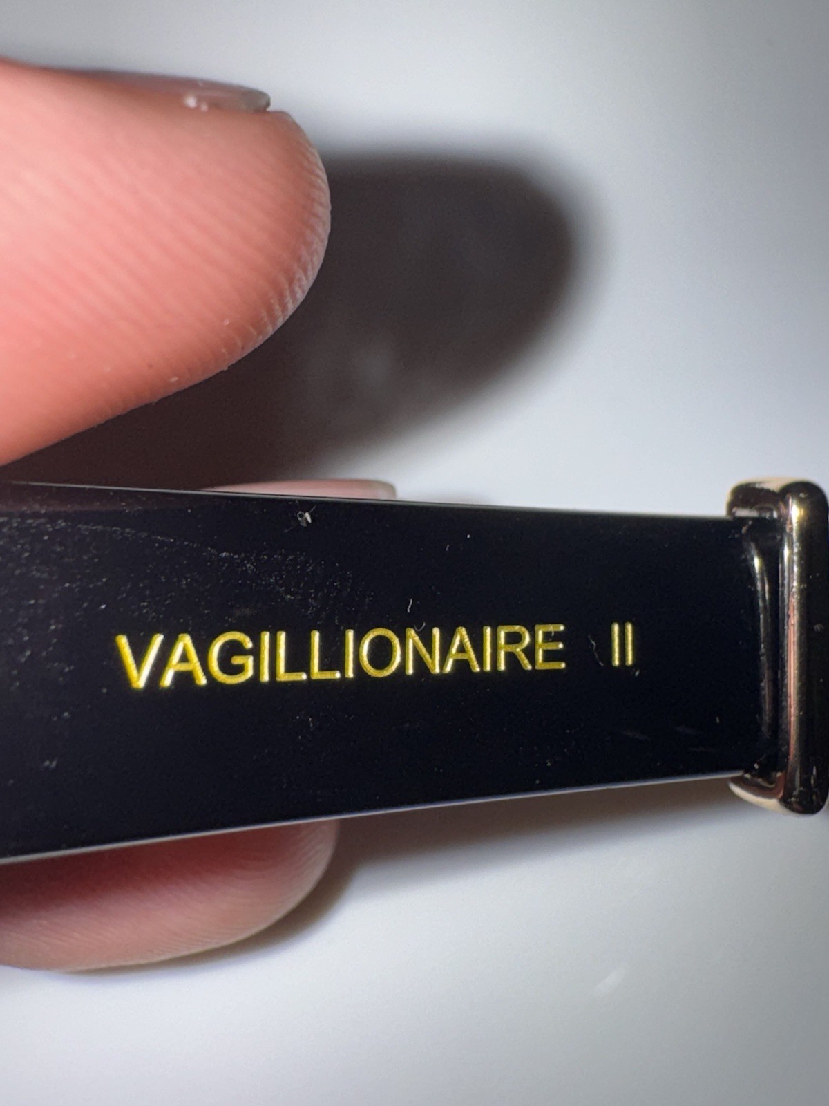 *READ DESCRIPTION* Gold/Black Chrome Hearts Vagillionaire II glasses
