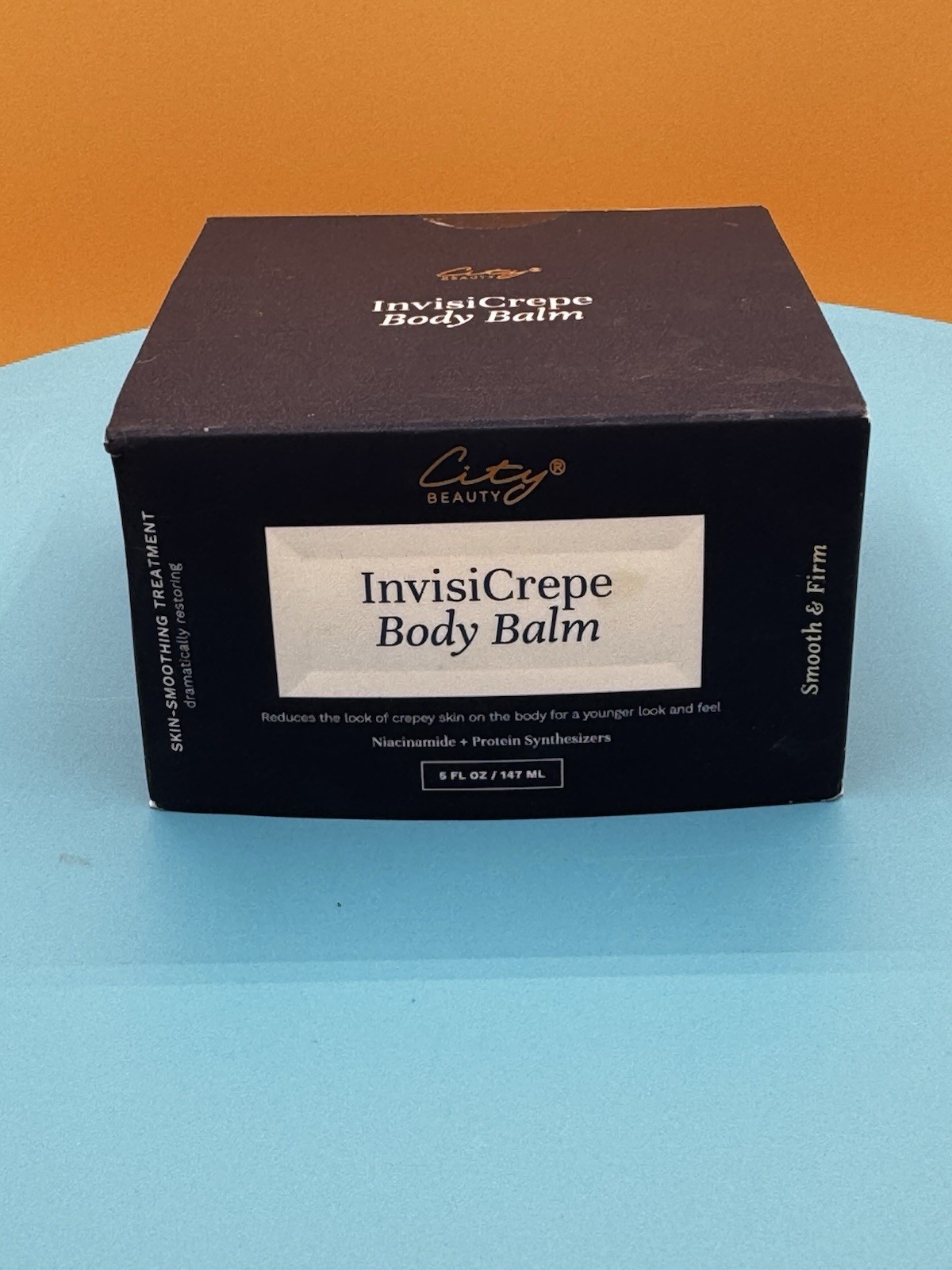 City Beauty InvisiCrepe Body Balm Smooth Firm 5 FL oz. 147 Ml NIB Sealed