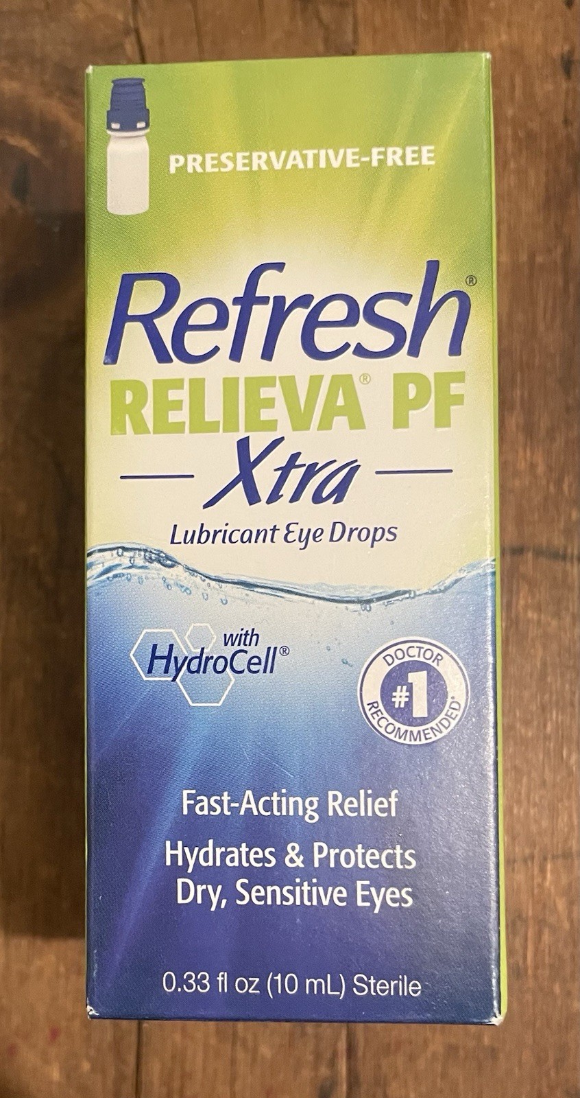 REFRESH RELIEVA PF Xtra Lubricant & Protects Dry Eye Drops 10 ml EXP 11/2027 NEW