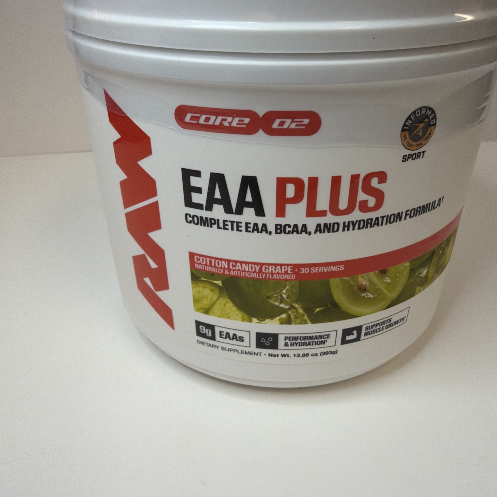 Raw Nutrition EAA Plus – Cotton Candy Grape – Brand New – 30 Servings