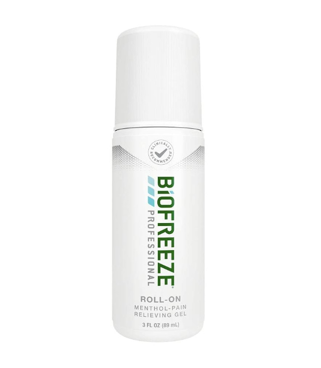Biofreeze Professional Pain Reliever Colorless Gel Roll-On Menthol Gel 3 Fl Oz