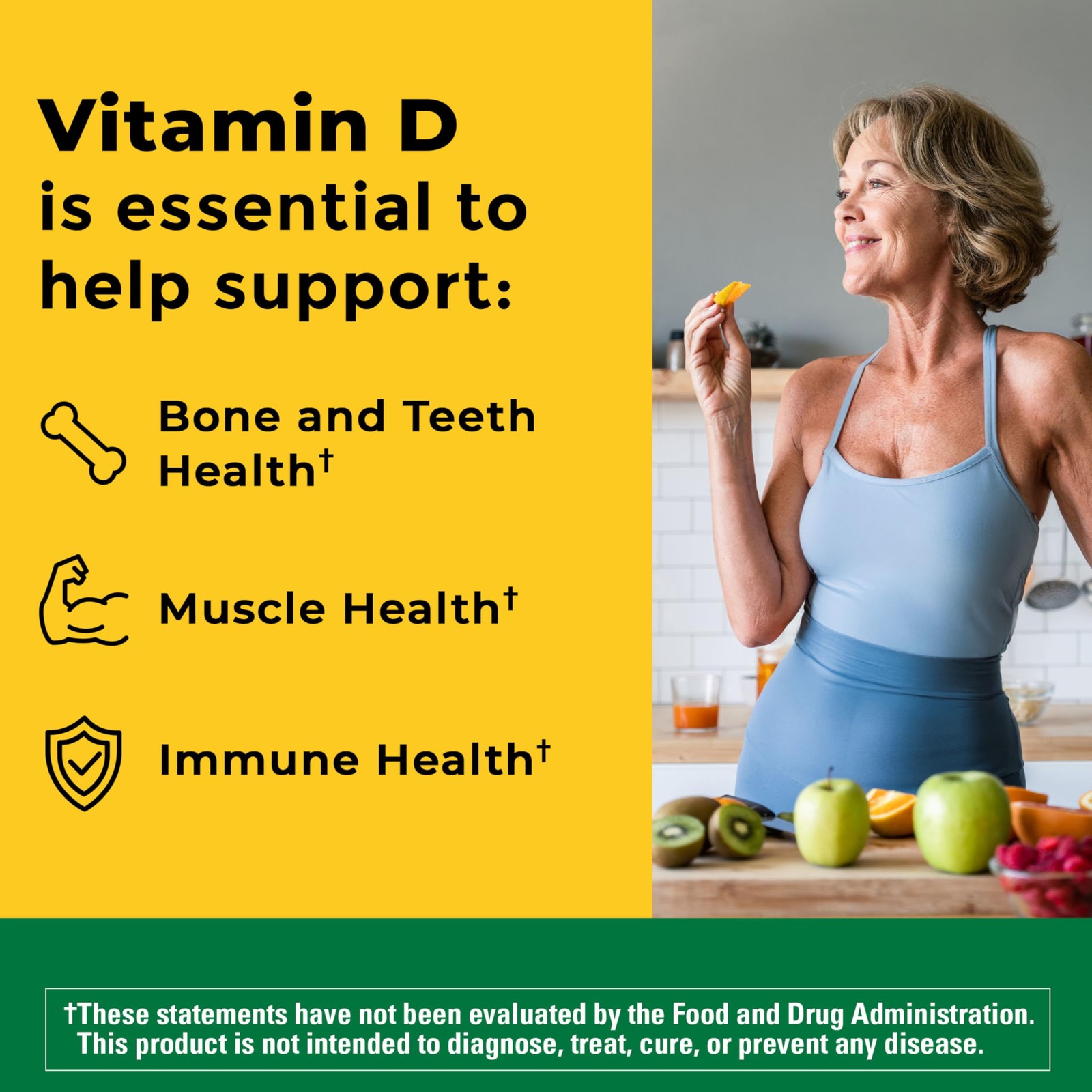 Vitamin D3 5000 IU (125 mcg) Softgels, Extra Strength Vitamin D Supplement