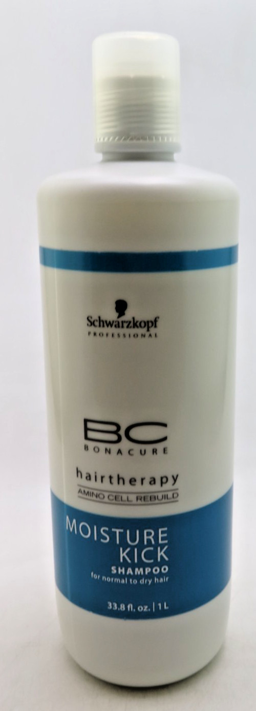 Schwarzkopf BC Hairtherapy Moisture Kick Shampoo 33.8 oz / 1000 ml