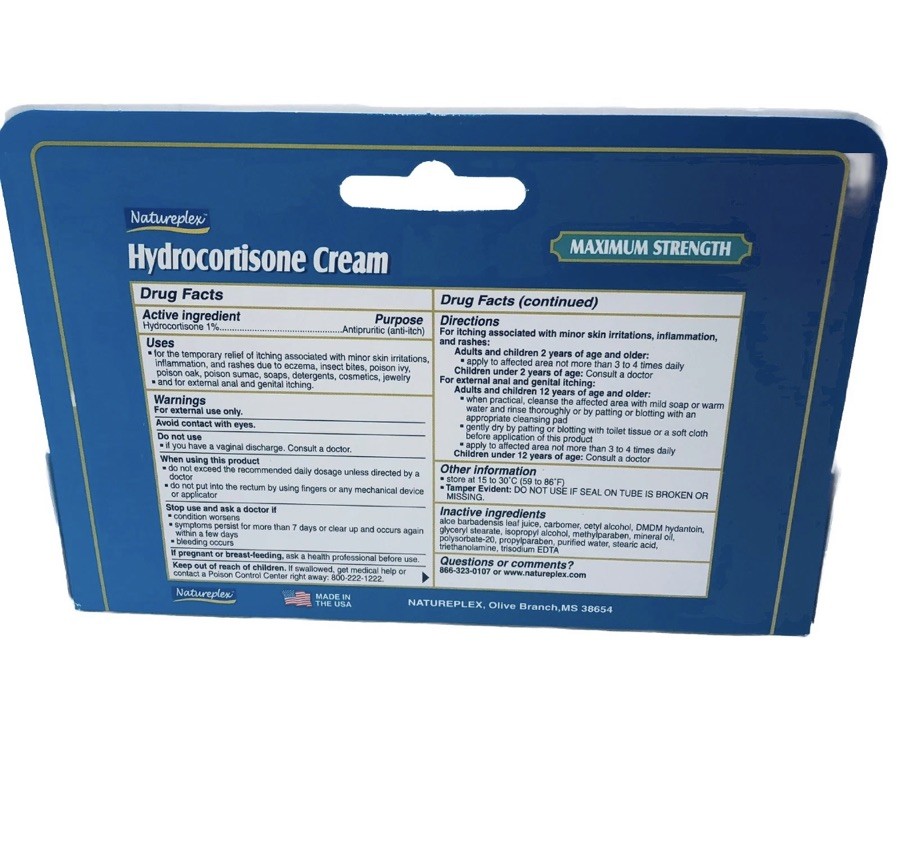 4 Thera Plus Maximum Strength Hydrocortisone Cream Anti-Itch Cream 1.5 oz Qship