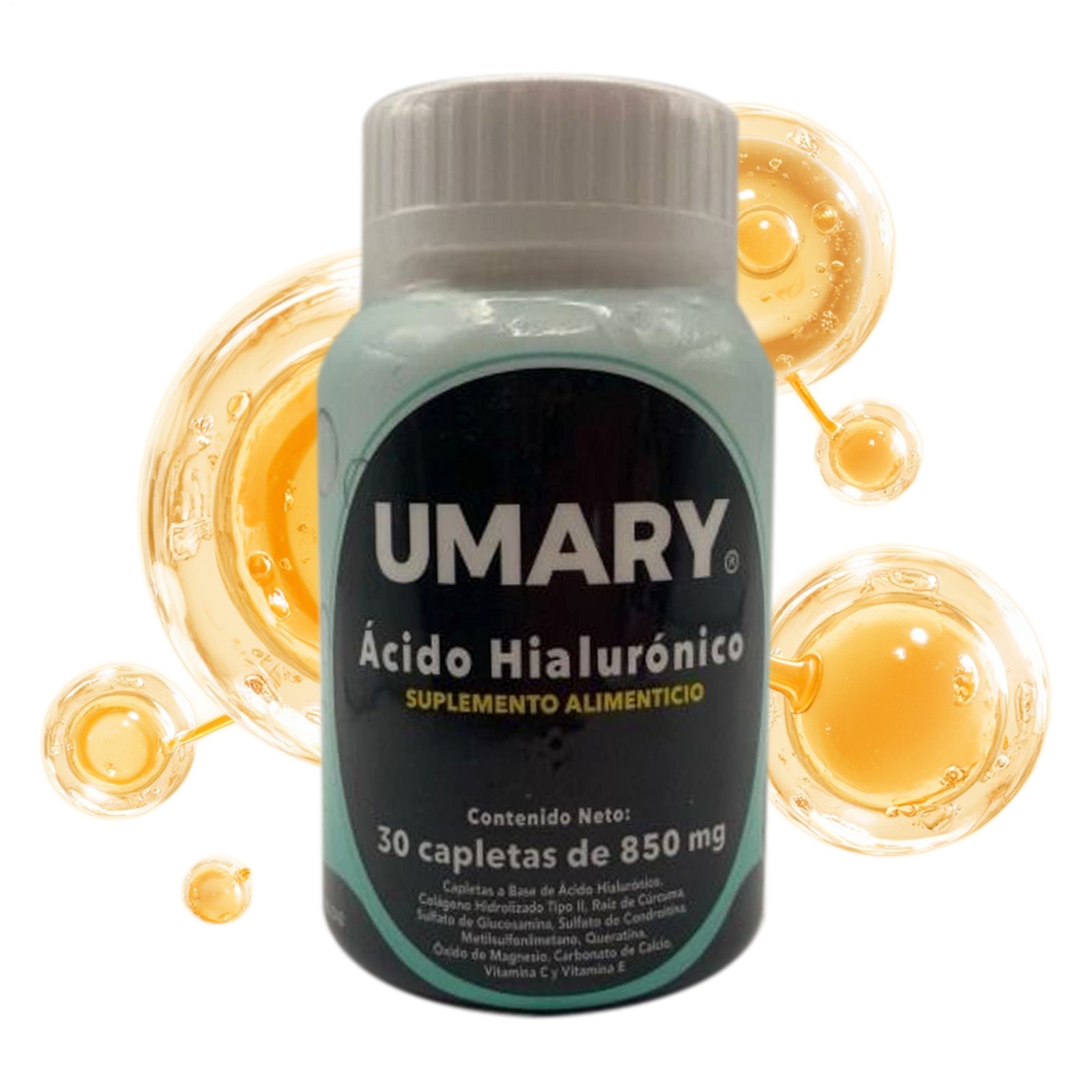 Acid 30 Caplets 850mg Hyaluronic US