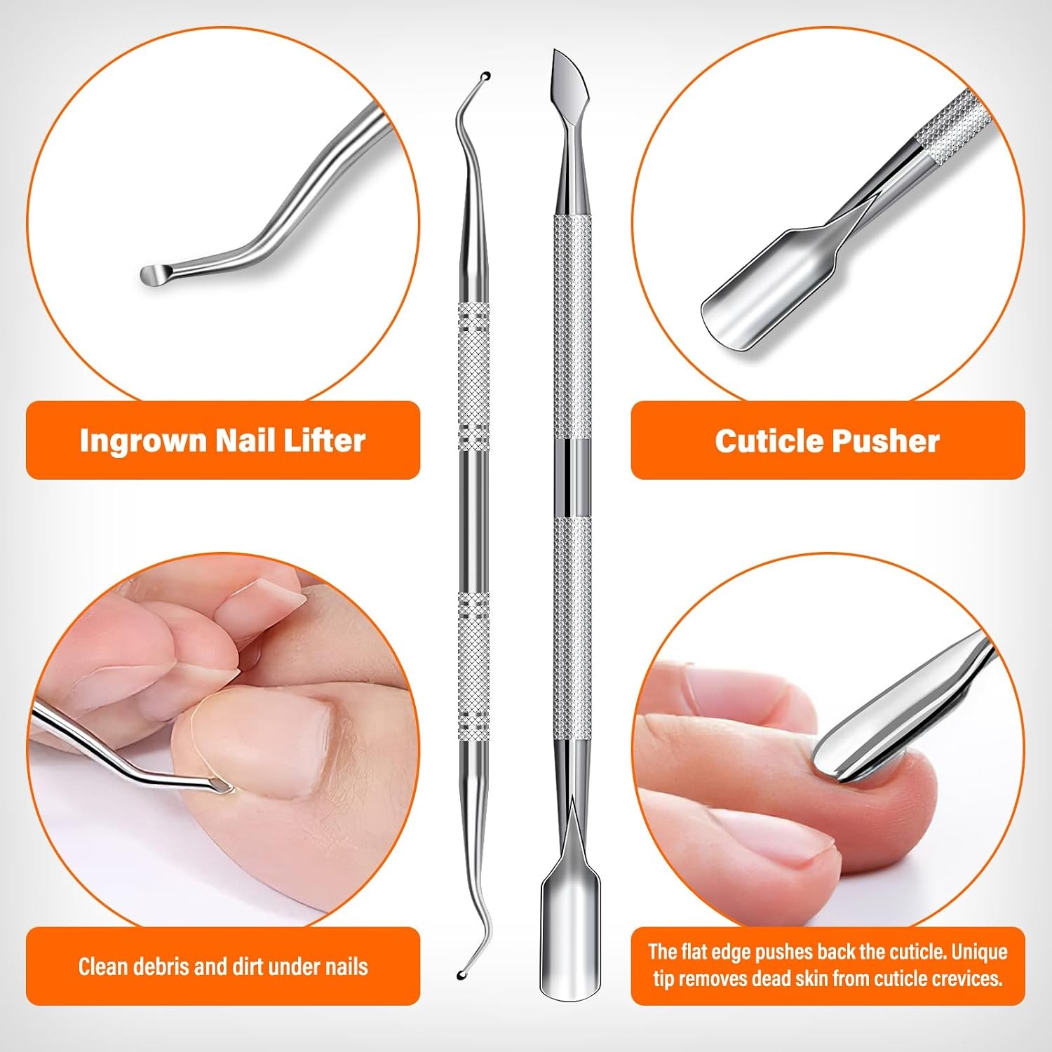 DRMODE Toenail Clippers for Thick Nails, Seniors, Ingrown, Men