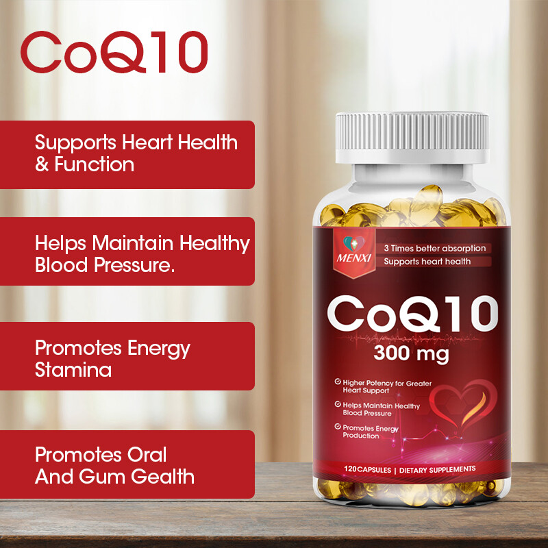 CoQ-10 300mg 240 Softgels Coq10 Co Q10 Coenzyme Heart Support NON GMO