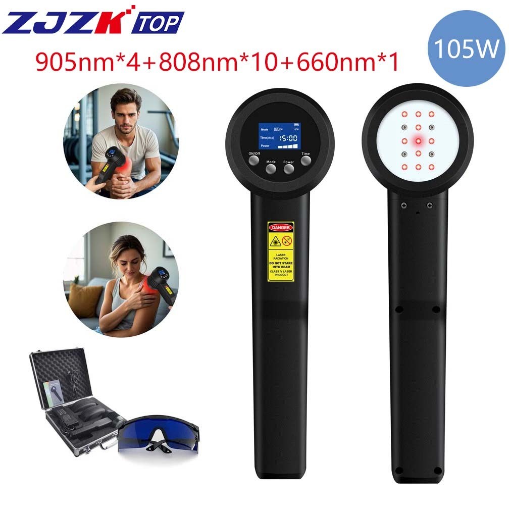 105W Super Pulsed LLLT Cold Laser Therapy 905nm 808nm 660nm for Tissue Repair