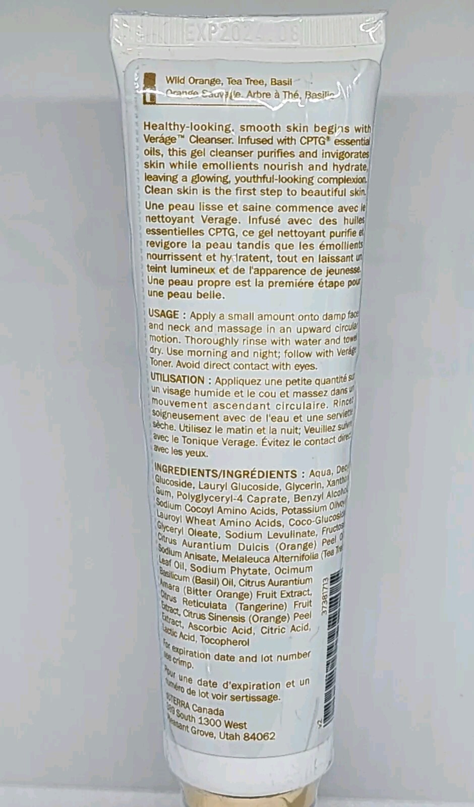 doTERRA Verage Cleanser 60ml / 2 fl oz Wild Orange , Tea Tree , Basil New Sealed