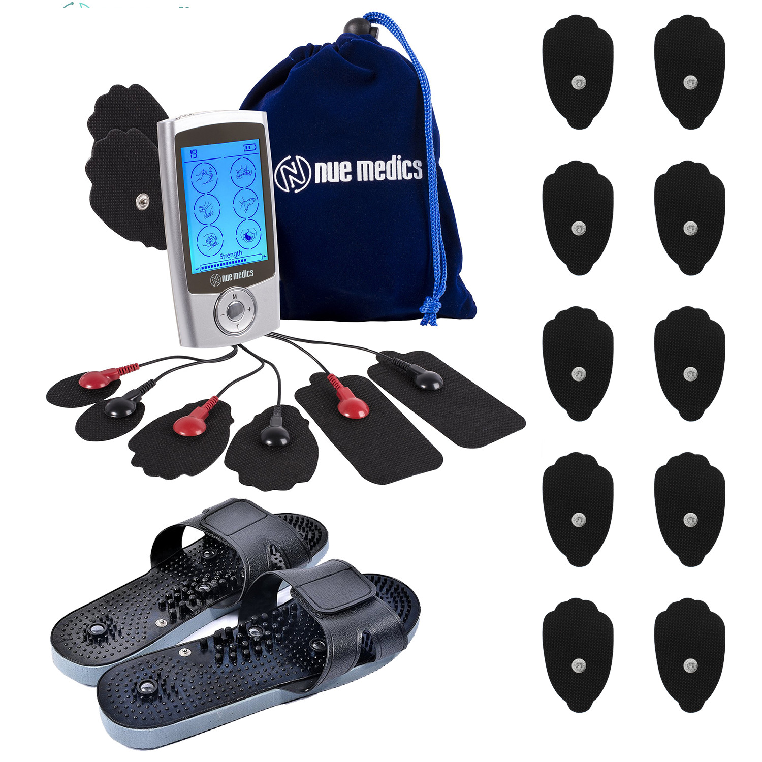 Tens Unit Massager Electrotherapy Muscle Stimulator Pain Reliever Therapy