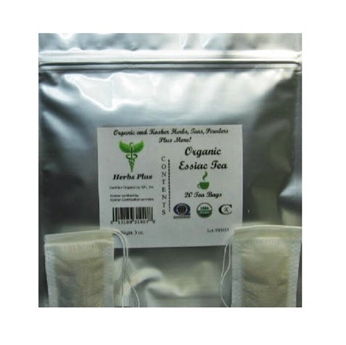 Essiac Tea Bags – 25% Sheep Sorrel Root Essiac Tea Organic Certified