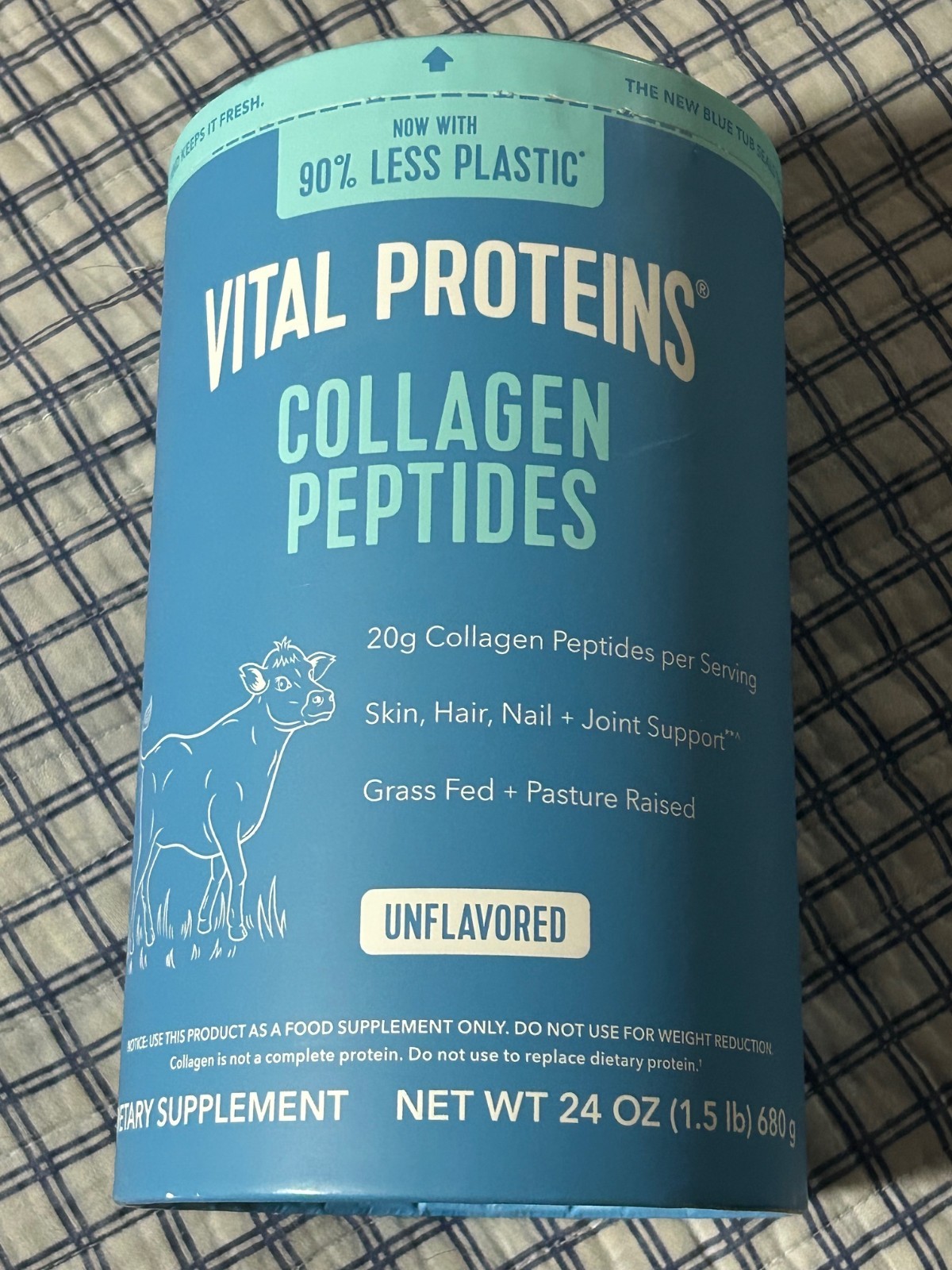 Vital Proteins Collagen Peptides Powder Unflavored , 24 oz. (Expires 4/16/2028)
