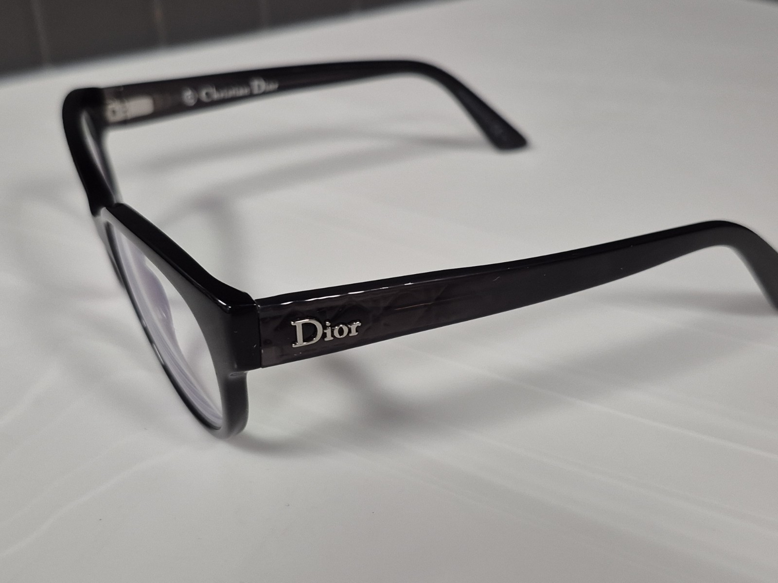 Dior CD 3240 34X 52mm Black Frames Glasses Italy Authentic