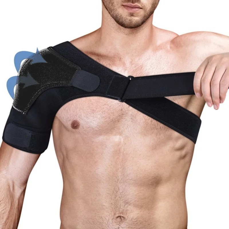 Adjustable Shoulder Brace Support with Pressure Pad Left Right Men Women