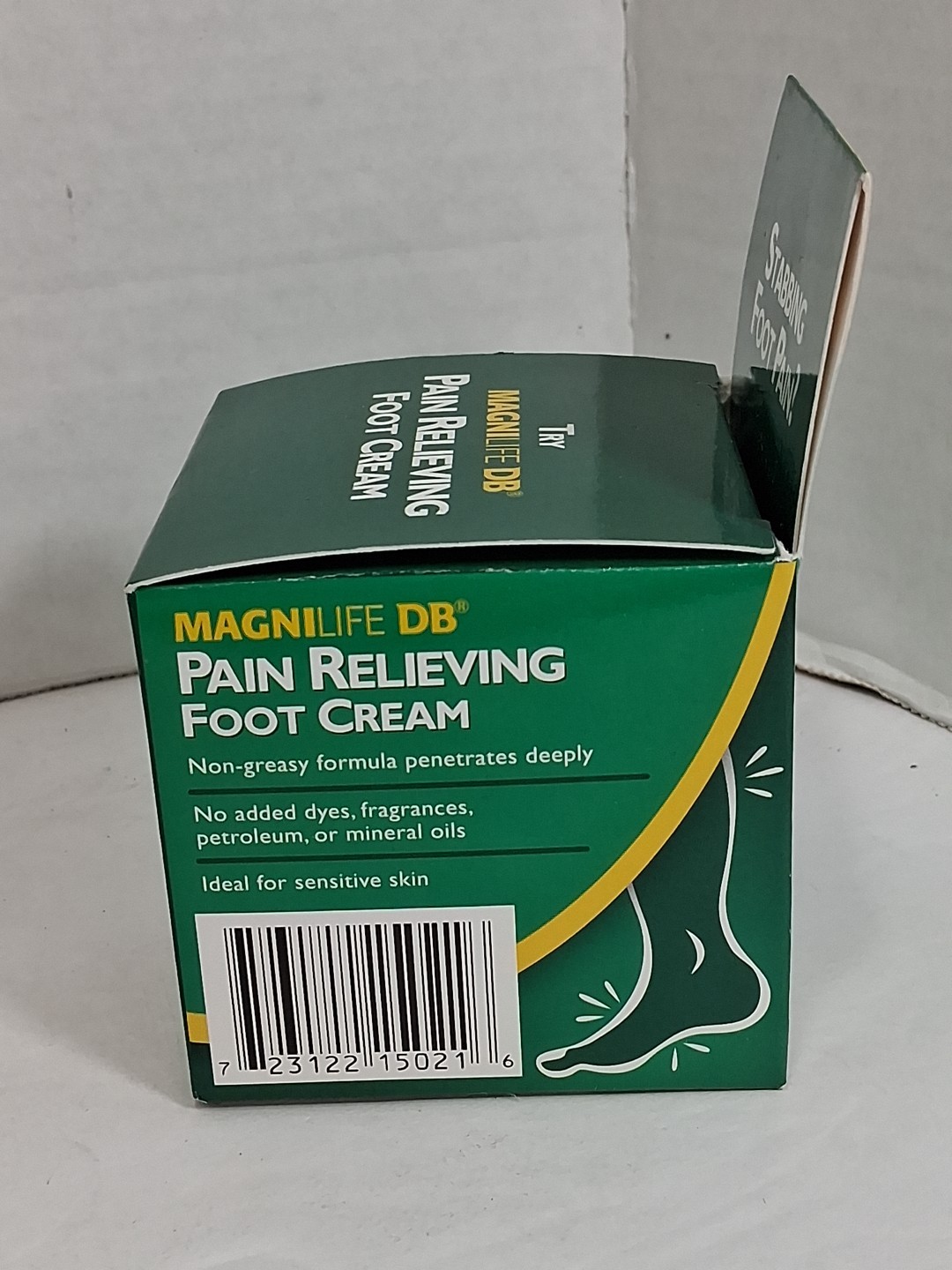 2 Pk Magnilife DB Pain Relieving Foot Cream Homeopathic Moisturizing 4 oz New