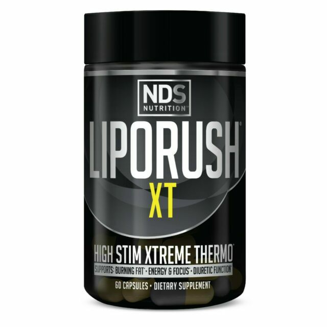 NDS Nutrition LipoRush XT Thermogenic Fat Burner 60 Caps Free Ship!