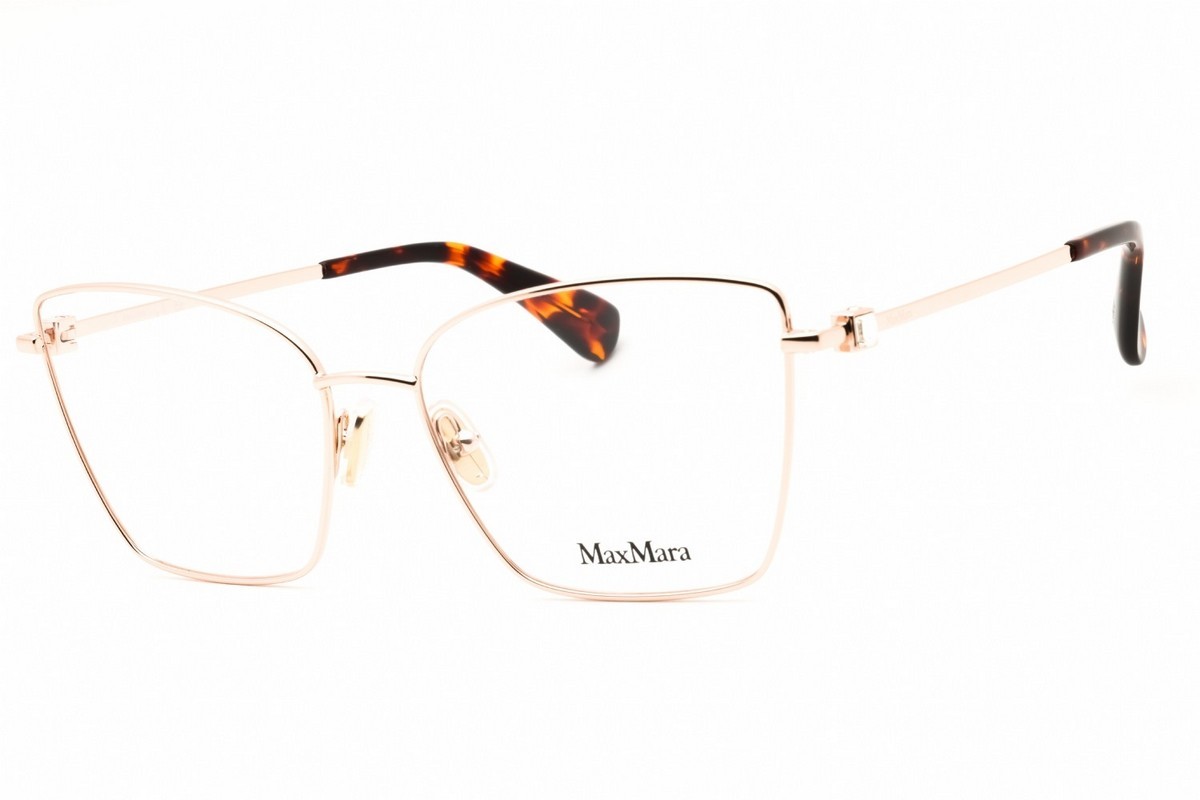 MAX MARA MM5048-033-55 Eyeglasses Frame Size 55mm 16mm 140mm GOLD Women 8892143