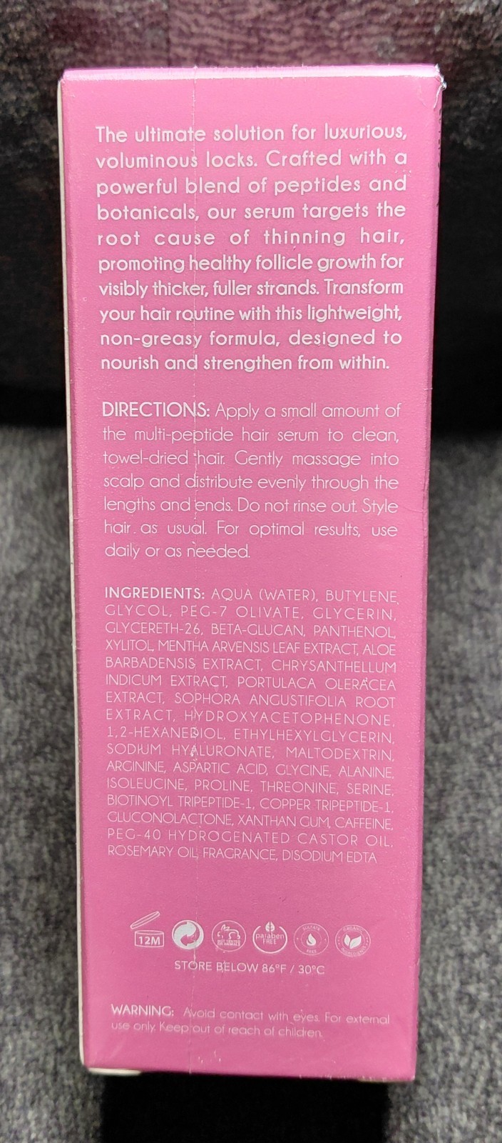 Karma Beauty Peptiboost Multi-Peptide Hair Serum Paraben-Free 50ml