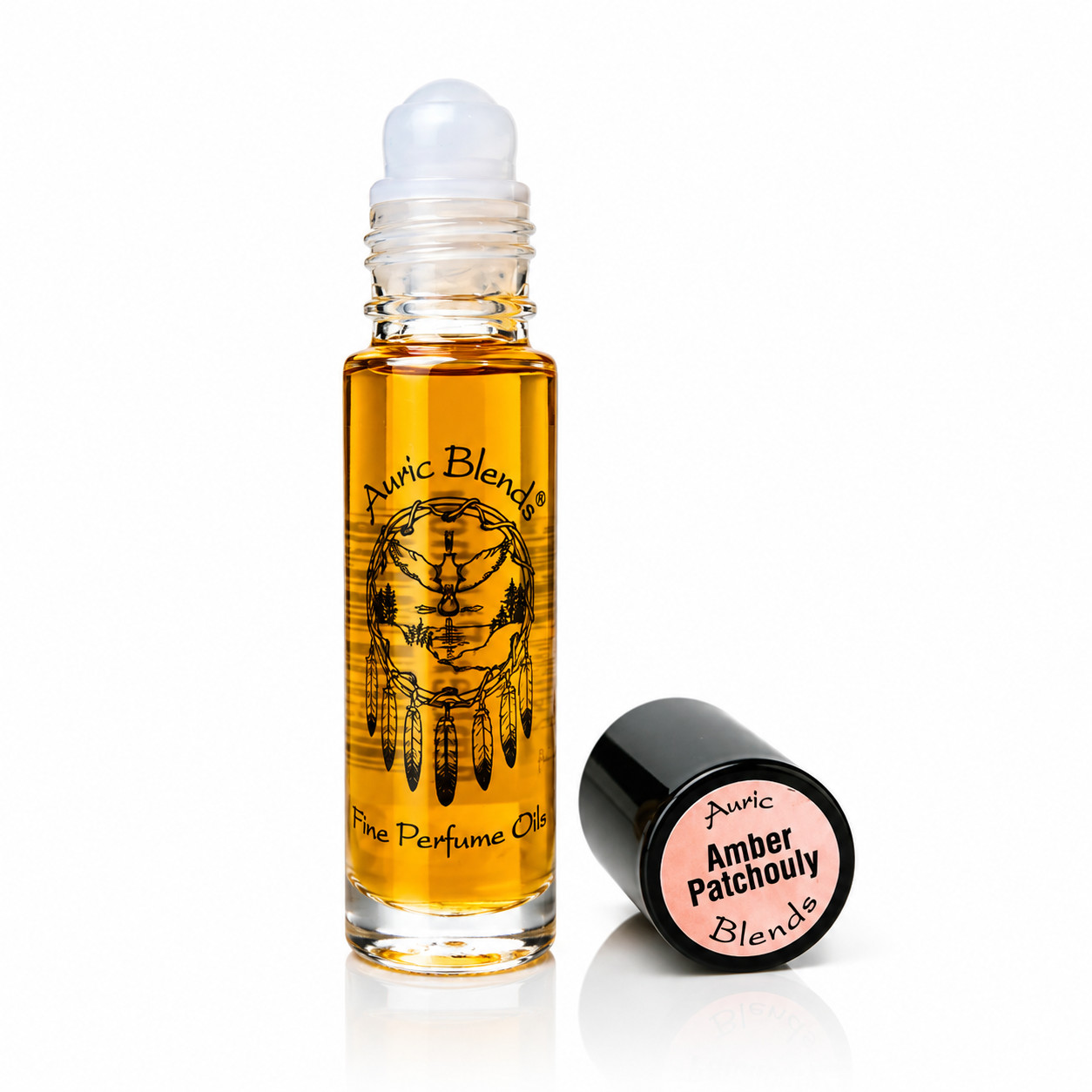 Auric Blends Patchouli Amber Fine Perfume Oil Roll-On 0.33 fl oz (10 ml)