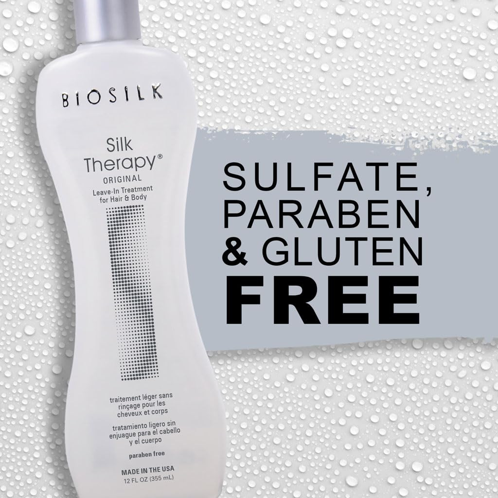 Silk Therapy Original, Reconstructing Leave-In Hair Treatment, Adds Shine, Smoot