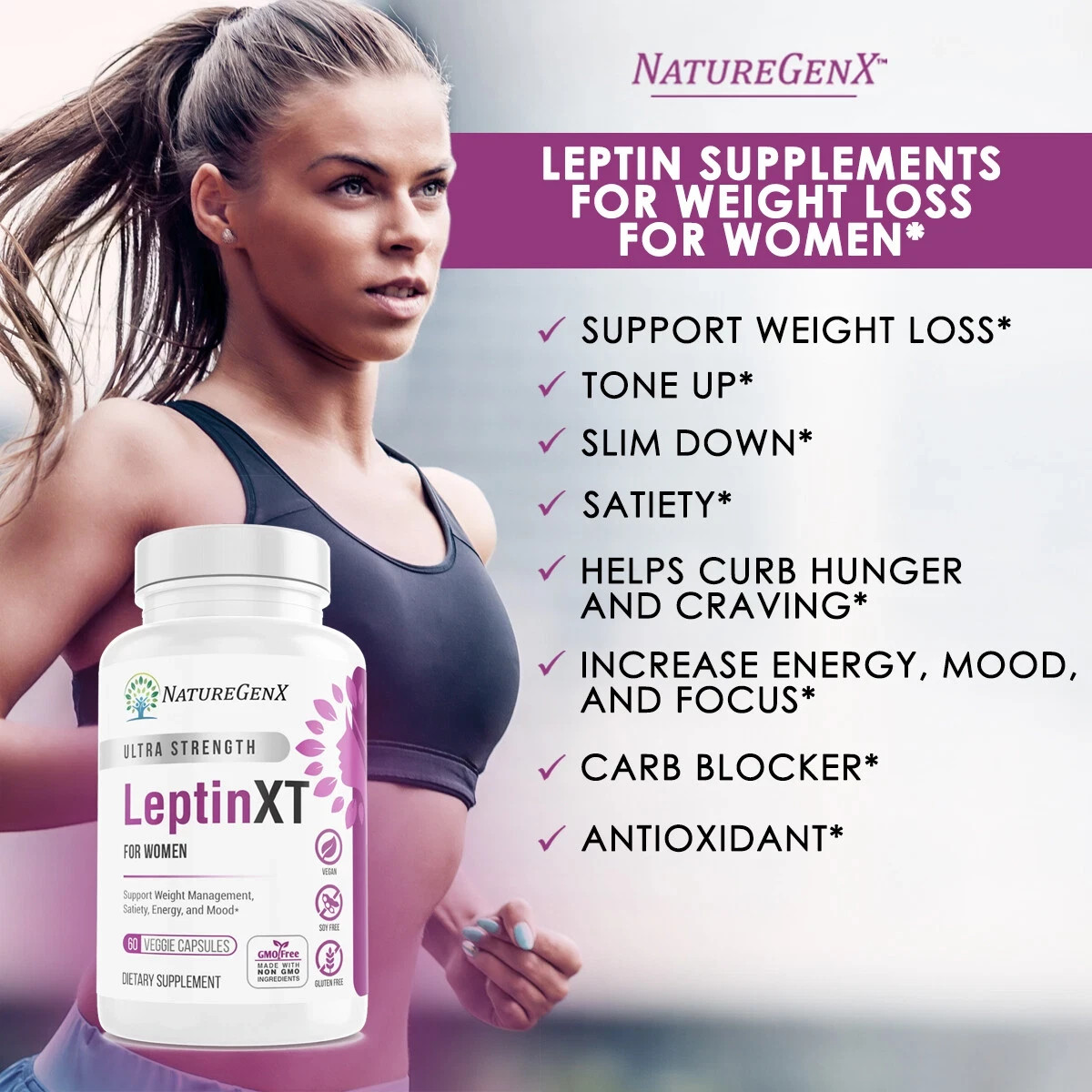 LEPTIN XT Diet Capsule that Work, Leptin Supplements for Weight Loss Pack of 1