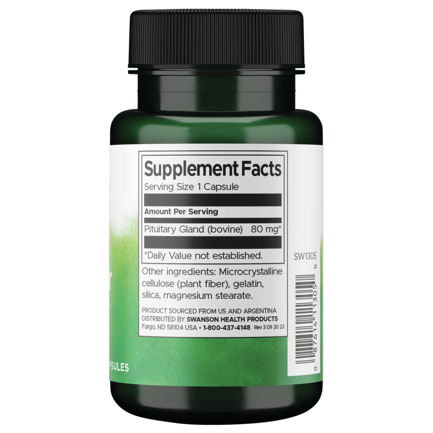 Swanson Pituitary Glandular 80 mg 60 Caps