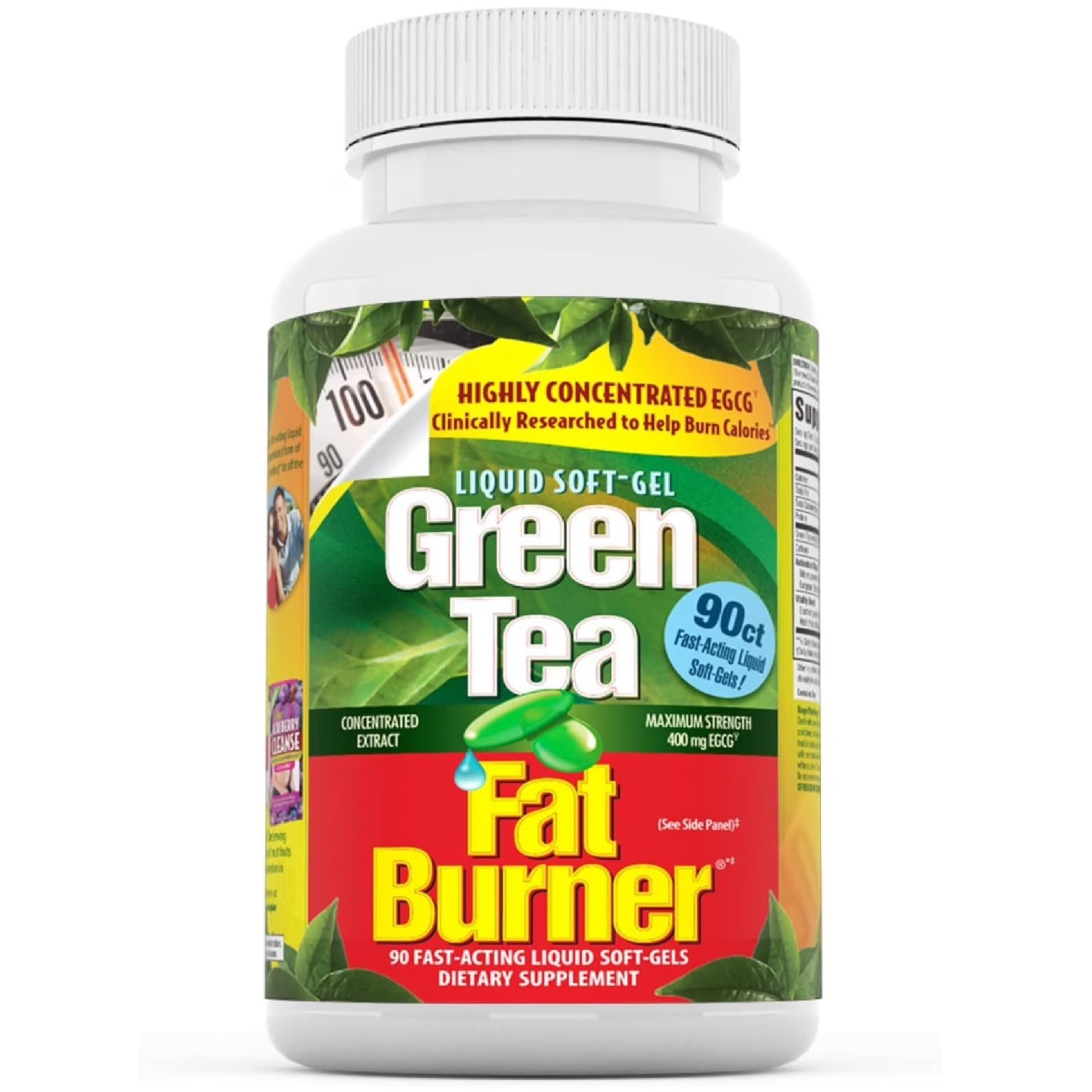 Applied Nutrition Green Tea Fat Burner Liquid Softgels 90 Fast Acting Softgels