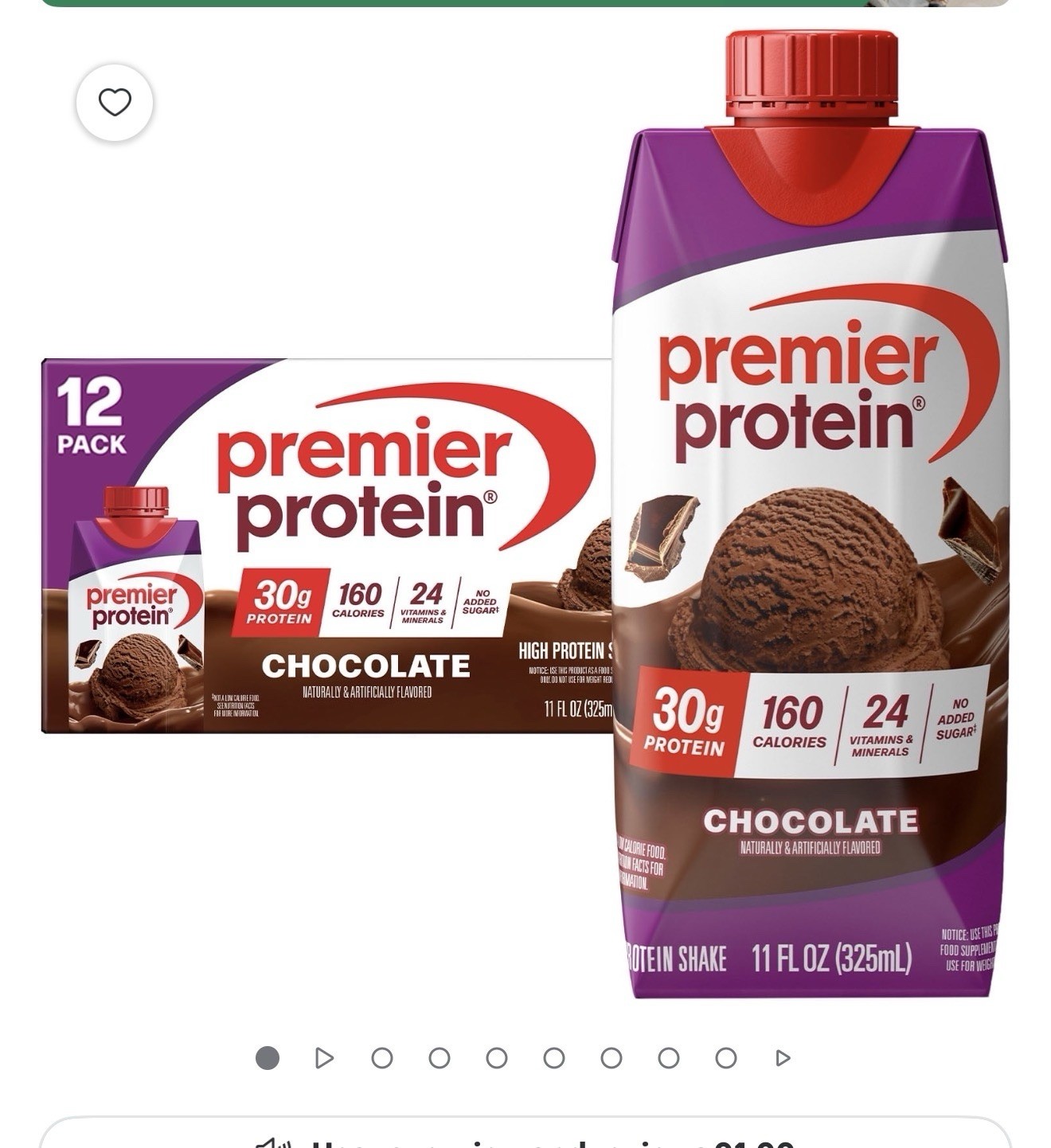 Premier Protein Chocolate High Protein Shake Liquid 11 fl oz Gluten-Free Kosher