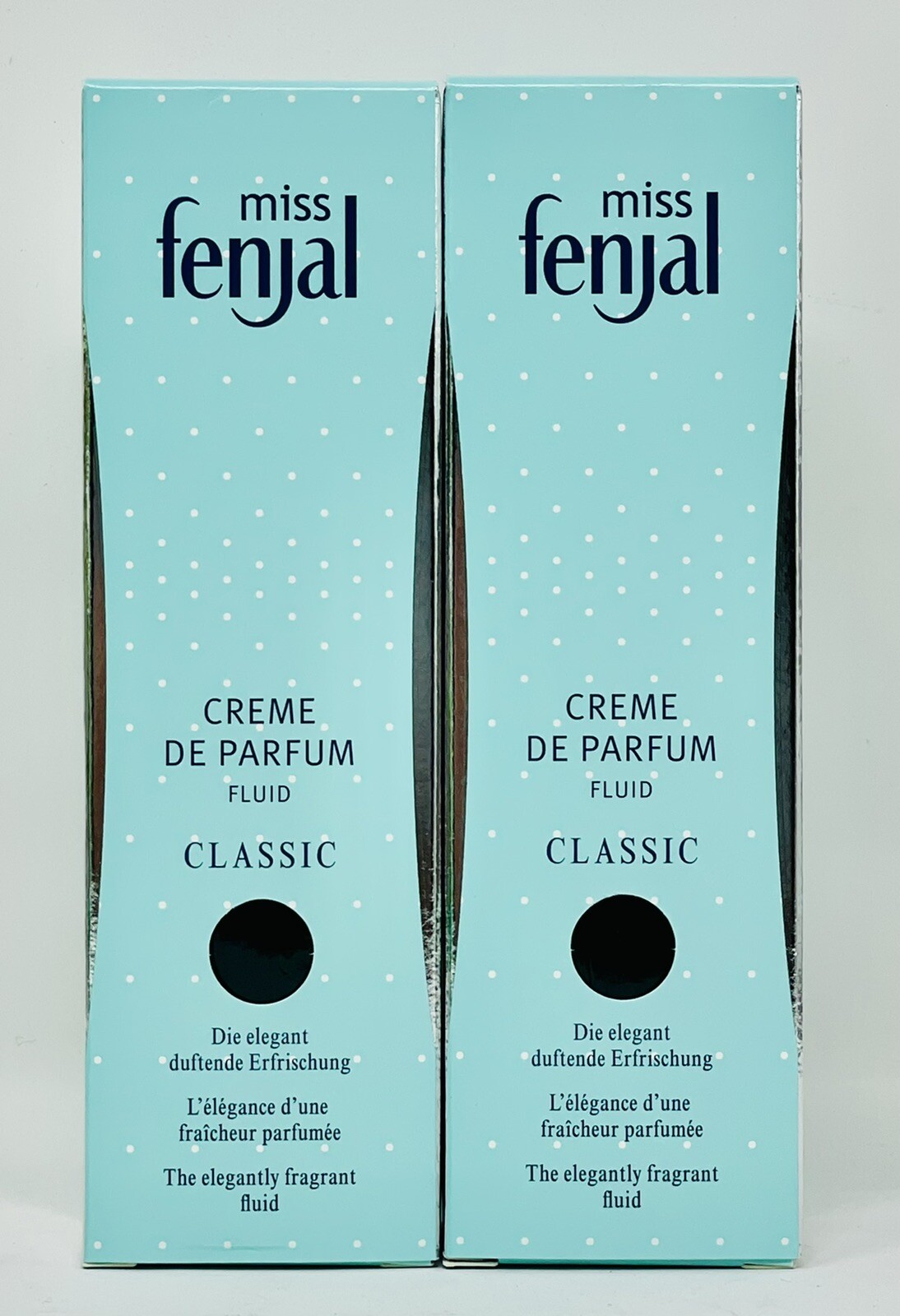 {2}Miss Fenjal Cream DE PARFUM FLUID CLASSIC The elegantly fragrant fluid 100 Ml