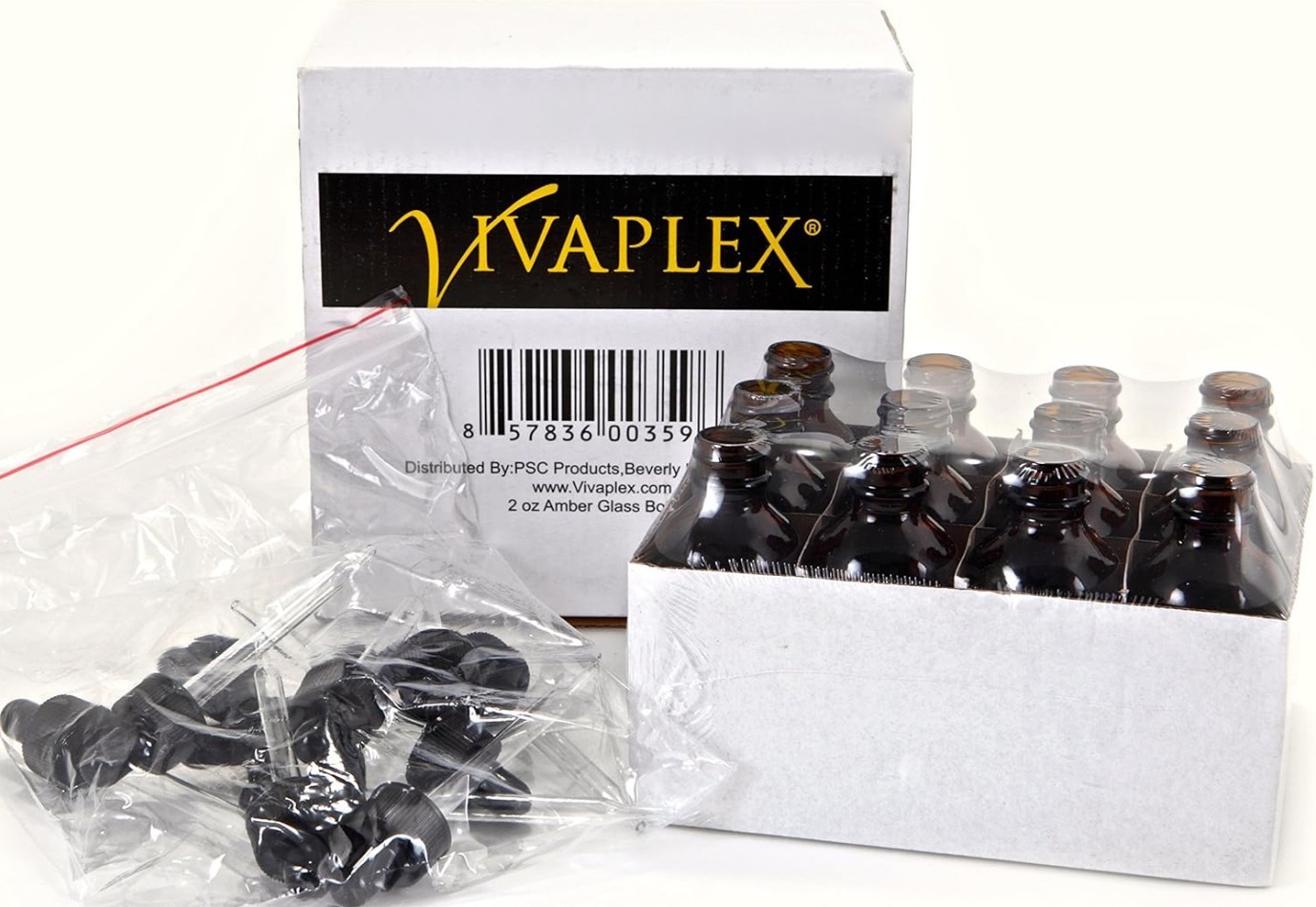 Tincture Bottles with Dropper 12 Pack 2 Oz Amber Glass Dropper Bottle